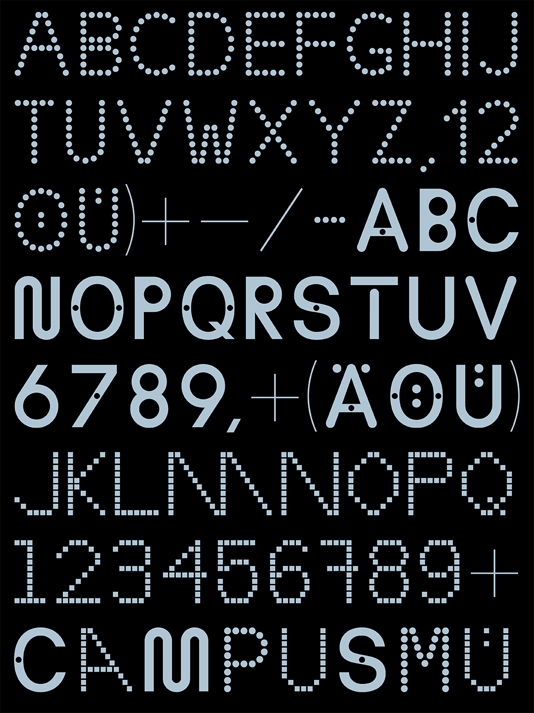 Campus Munich Typography